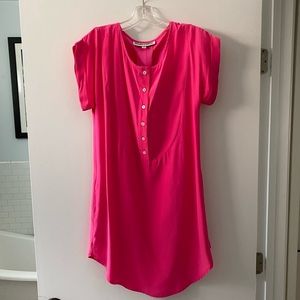 Sunshine & Shadow Silk Dress